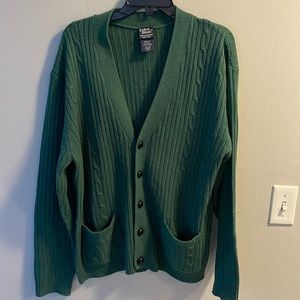 Vintage green cardigan